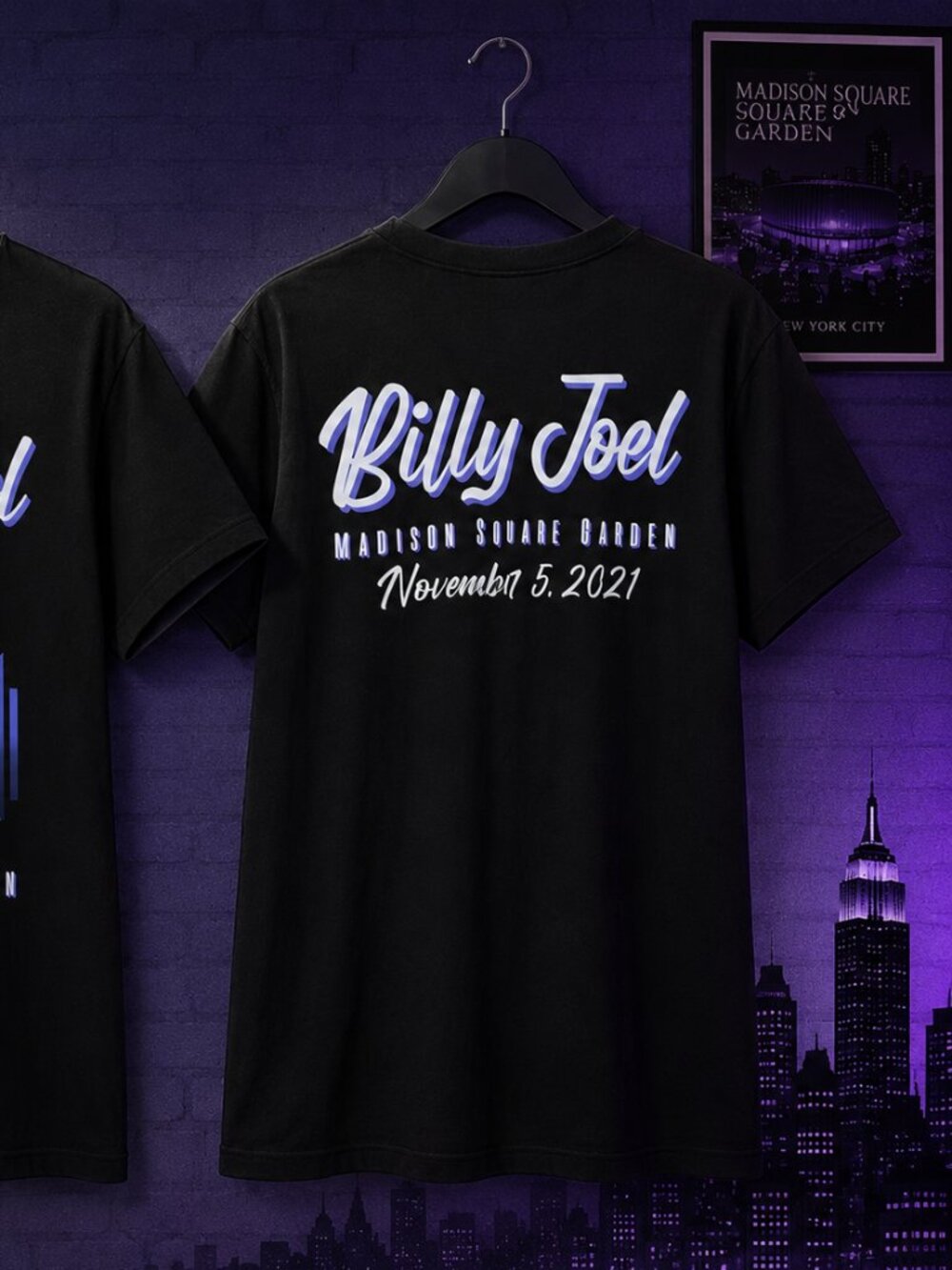 Billy Joel T Shirt Madison Square Garden 2021 MSG Size M - Picture 2 of 4